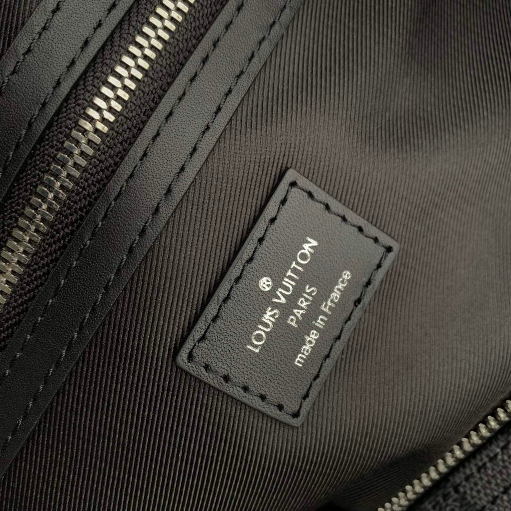 LV N40443 Louis Vuitton Keepall Bandouliere 50 Bag Black Graphite