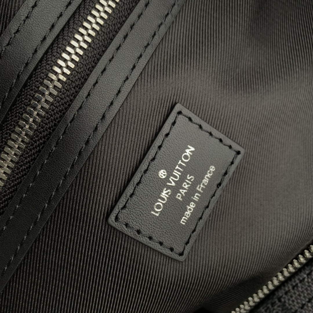 LV N40443 Louis Vuitton Keepall Bandouliere 50 Bag Black Graphite - Default Title - View 9