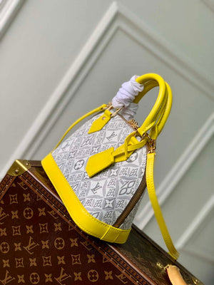 LV N40447 Louis Vuitton Alma BB Bag Yellow - Default Title - View 3