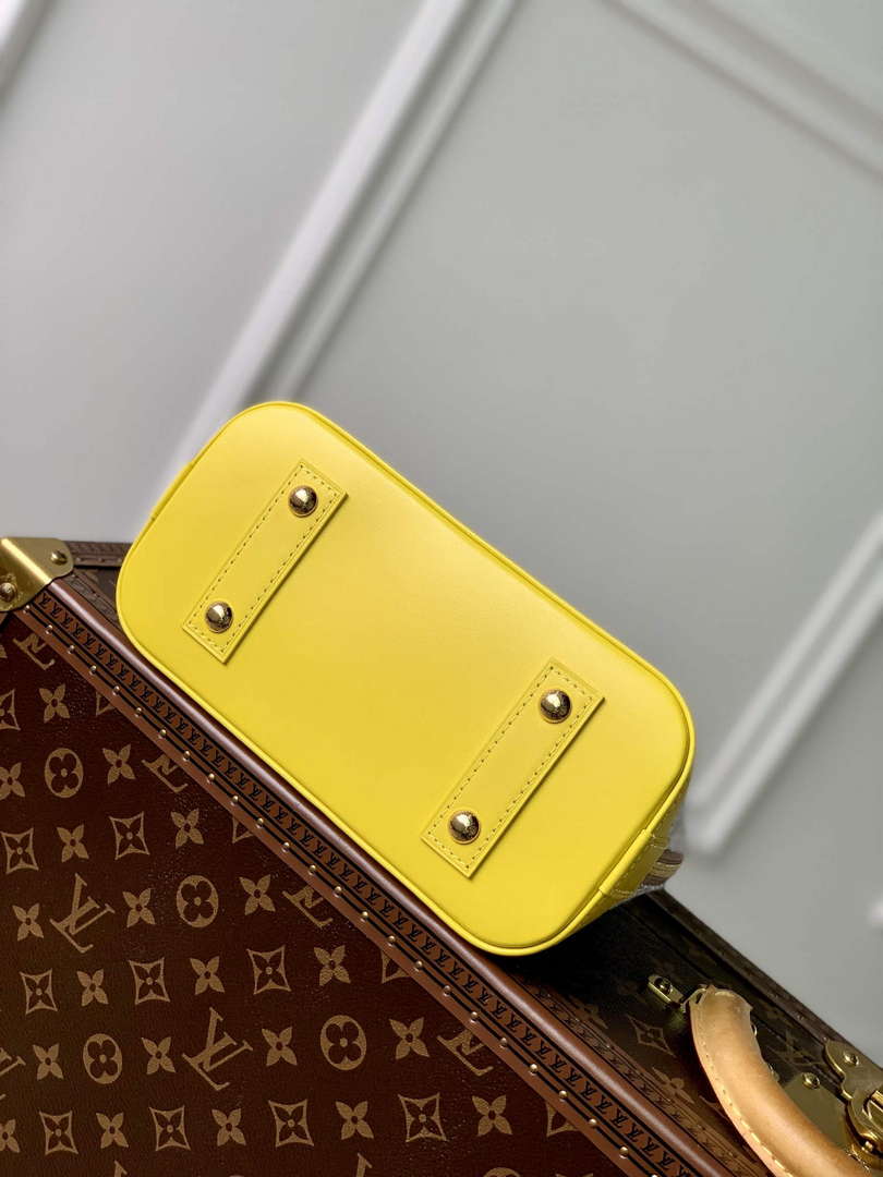 LV N40447 Louis Vuitton Alma BB Bag Yellow - Default Title - View 4