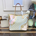 LV N40471 Louis Vuitton Neverfull MM Damier Tote Bag - Default Title - View 1