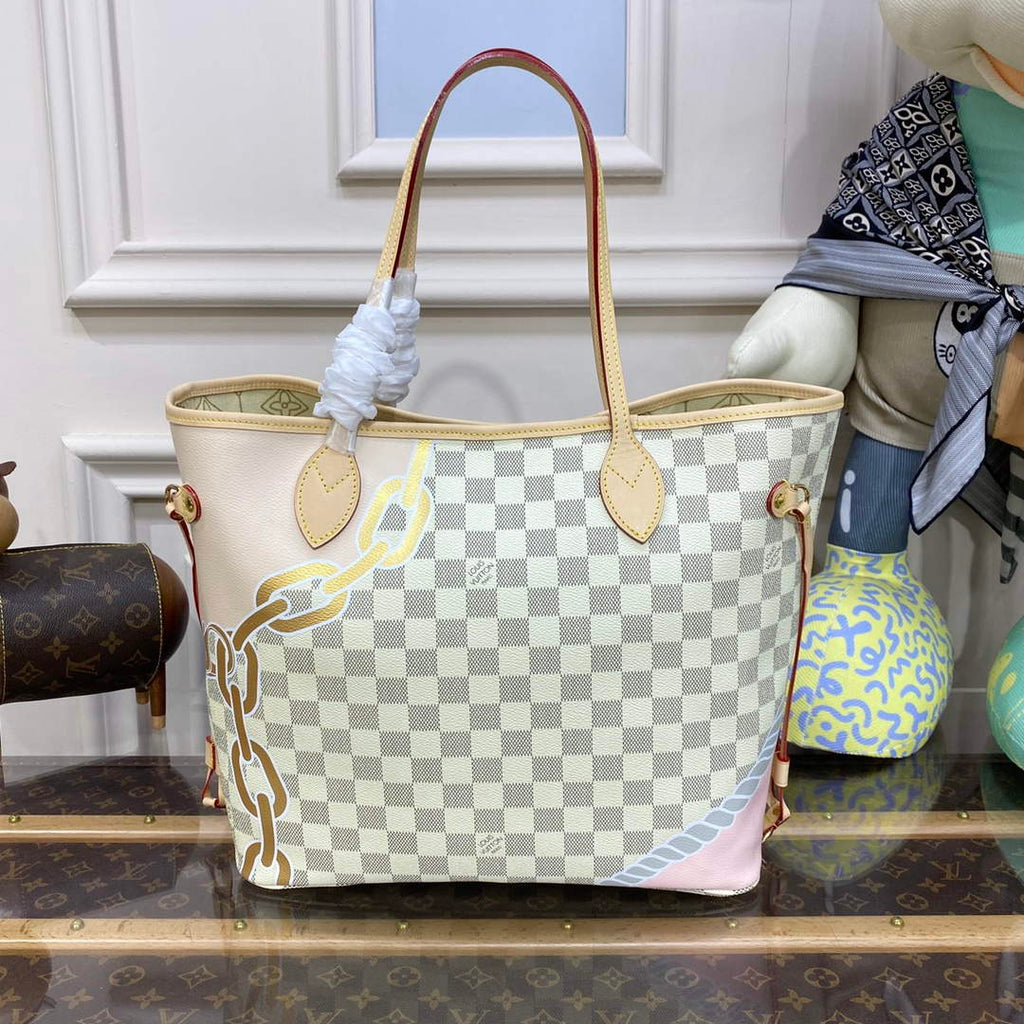 LV N40471 Louis Vuitton Neverfull MM Damier Tote Bag