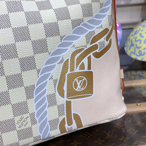 LV N40471 Louis Vuitton Neverfull MM Damier Tote Bag - Default Title - View 6