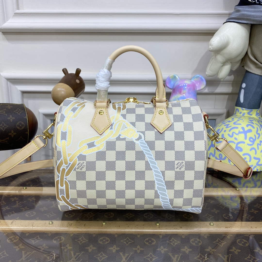 LV N40473 Louis Vuitton Speedy Bandouliere 25 Handbag - Default Title - View 2