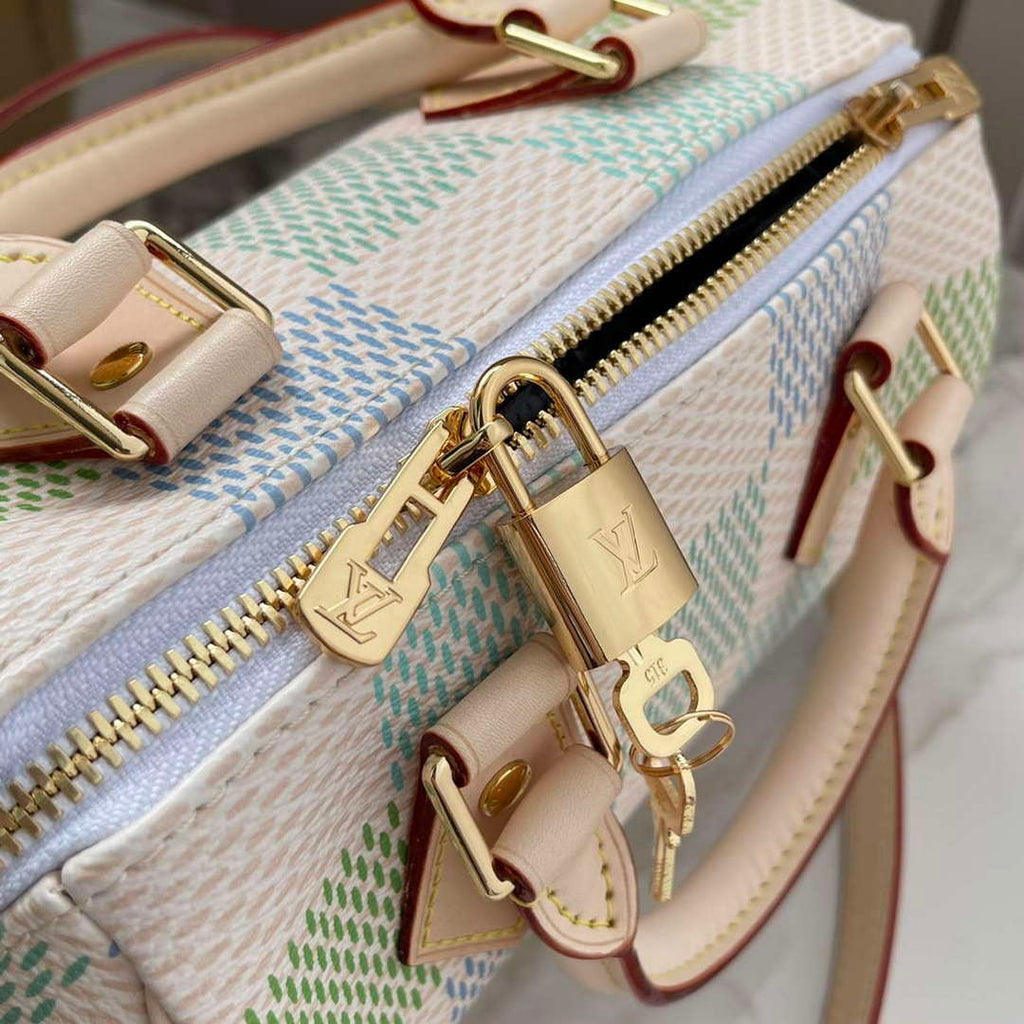 LV N40515 Louis Vuitton Speedy Bandouliere 20 Handbag Pistachio