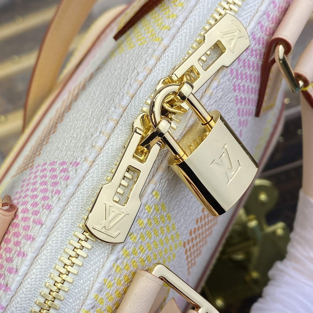 LV N40516 Louis Vuitton Alma BB Bag Peach Pink - Default Title - View 7