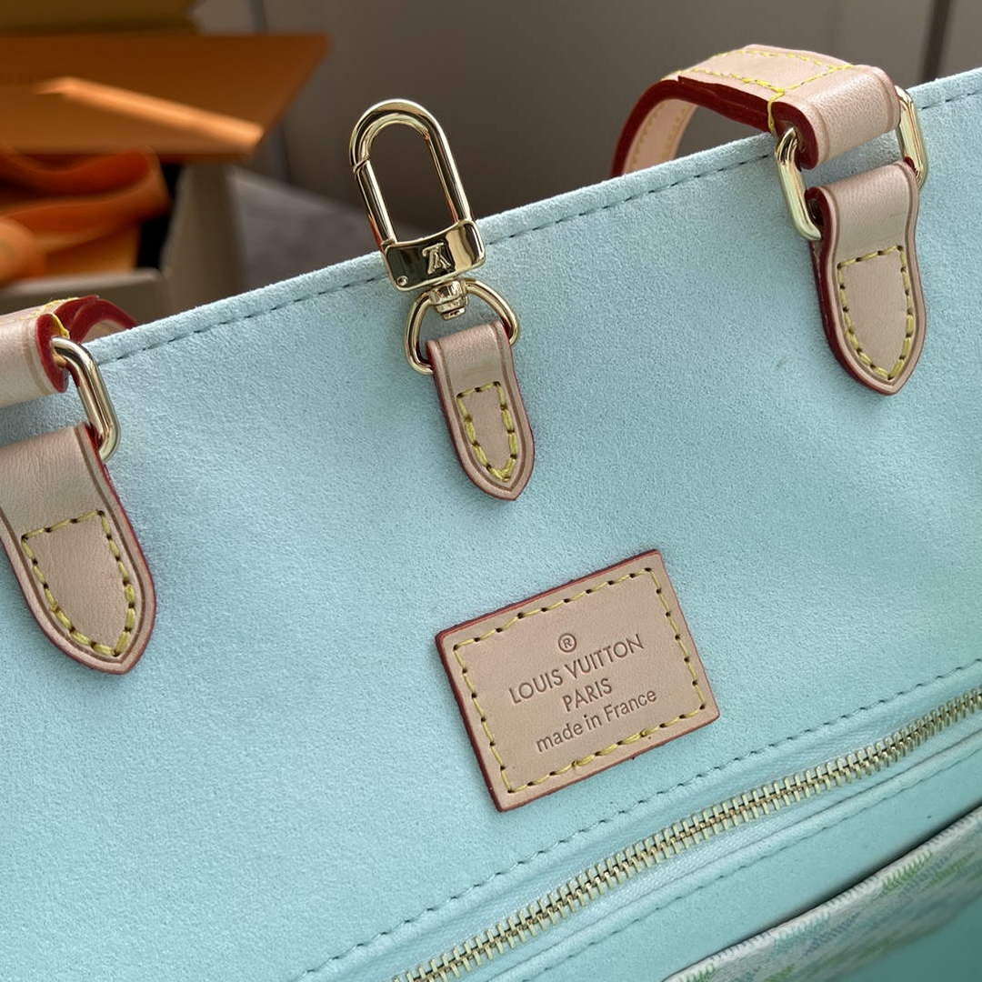 LV N40518 Louis Vuitton OnTheGo MM  Tote Bag Pistachio - Default Title - View 6