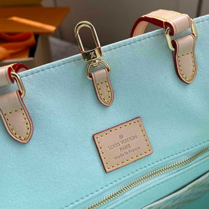 LV N40518 Louis Vuitton OnTheGo MM  Tote Bag Pistachio - Default Title - View 6