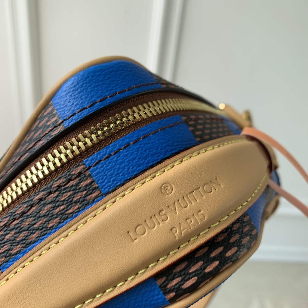 LV N40547 Louis Vuitton Chess Messenger Bag Blue - Default Title - View 5