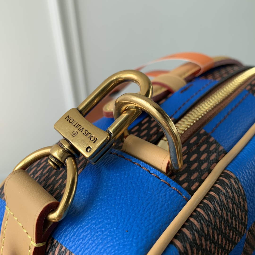 LV N40547 Louis Vuitton Chess Messenger Bag Blue - Default Title - View 6