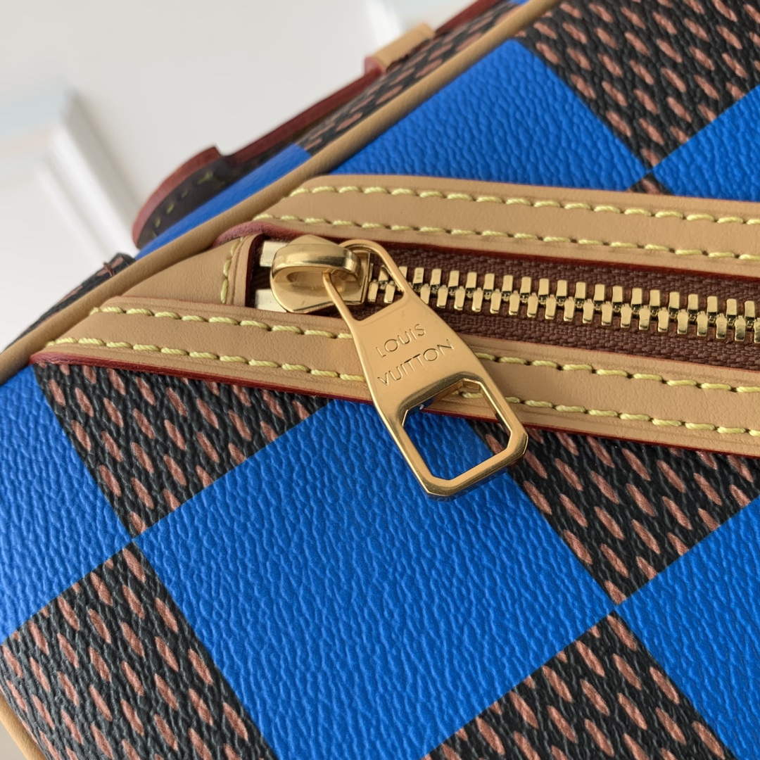 LV N40547 Louis Vuitton Chess Messenger Bag Blue - Default Title - View 7