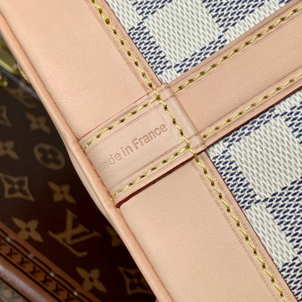 LV N40594 Louis Vuitton No¨¦ BB Bucket Bag White