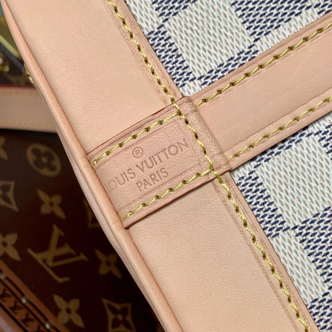 LV N40594 Louis Vuitton No¨¦ BB Bucket Bag White