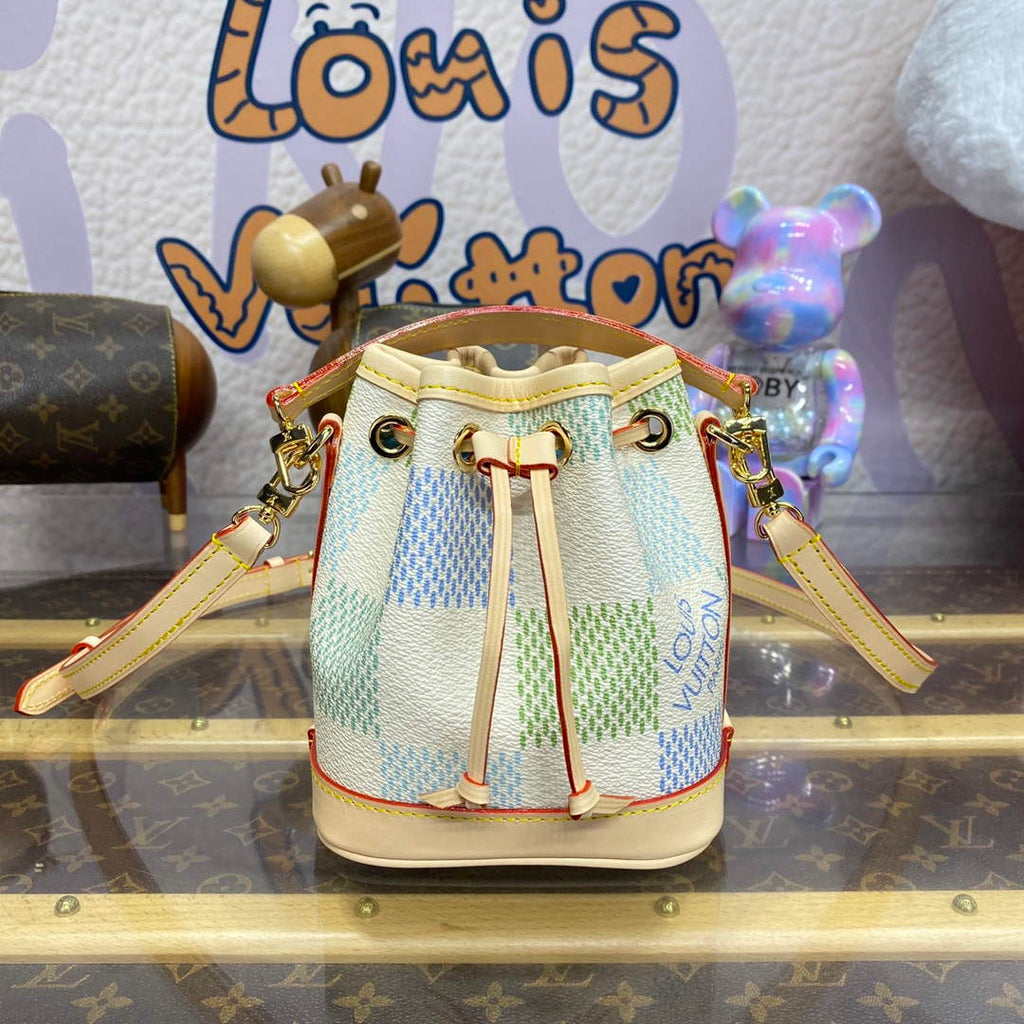 LV N40640 Louis Vuitton Nano No¨¦ Bag Pistachio Green