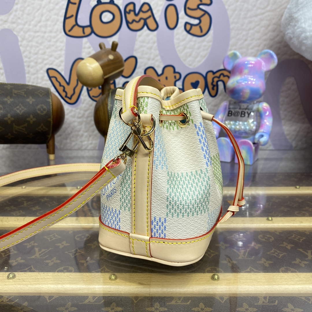 LV N40640 Louis Vuitton Nano No¨¦ Bag Pistachio Green - Default Title - View 2