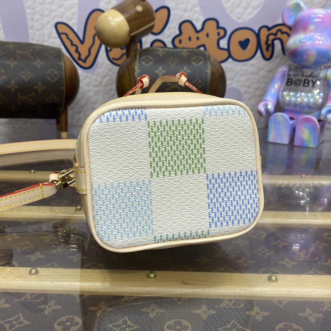 LV N40640 Louis Vuitton Nano No¨¦ Bag Pistachio Green - Default Title - View 3