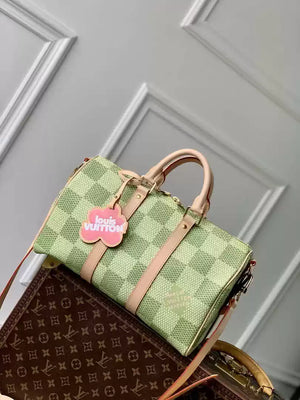 LV N40671 Louis Vuitton Keepall Bandouliere 35 Monogram Damier Golf - Default Title - View 1