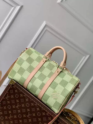 LV N40671 Louis Vuitton Keepall Bandouliere 35 Monogram Damier Golf - Default Title - View 3