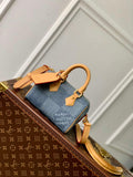 LV N40682 Louis Vuitton Speedy Bandouliere 18 Bag Blue