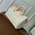 LV N40689 Louis Vuitton Speedy 40 Bandouliere Bag White - Default Title - View 1