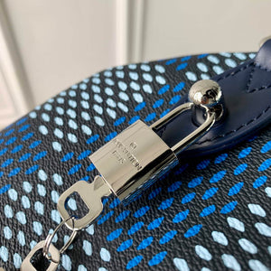 LV N40691 Louis Vuitton Speedy 25 Bandouliere  Bag Blue - Default Title - View 6
