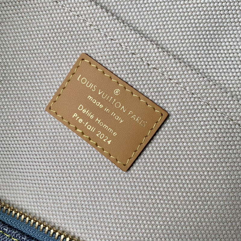LV N40701 Louis Vuitton Speedy 40 Bandouliere  Bag Blue - Default Title - View 8