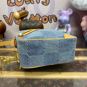 LV N40706 Louis Vuitton Chess Messenger Bag Blue - Default Title - View 4