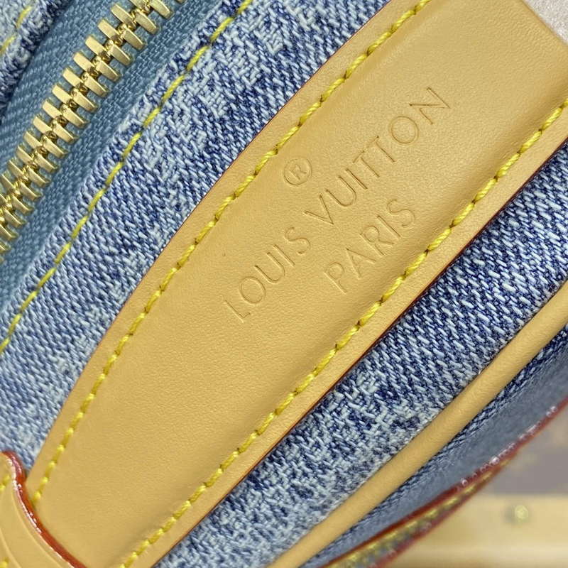 LV N40706 Louis Vuitton Chess Messenger Bag Blue - Default Title - View 6