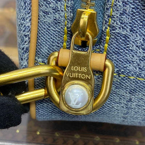 LV N40706 Louis Vuitton Chess Messenger Bag Blue - Default Title - View 7