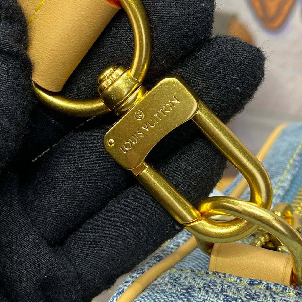 LV N40706 Louis Vuitton Chess Messenger Bag Blue