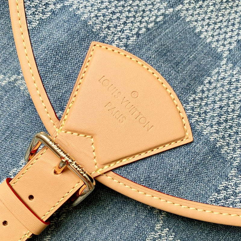 LV N40708 Louis Vuitton Montsouris Backpack Blue - Default Title - View 5