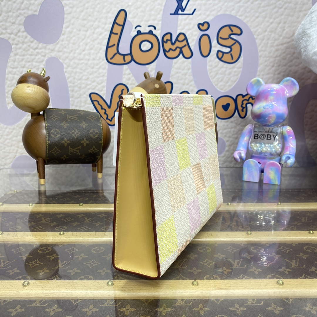 LV N40740 Louis Vuitton Toilet Pouch Bag Peach - Default Title - View 3