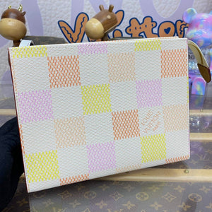 LV N40740 Louis Vuitton Toilet Pouch Bag Peach - Default Title - View 5