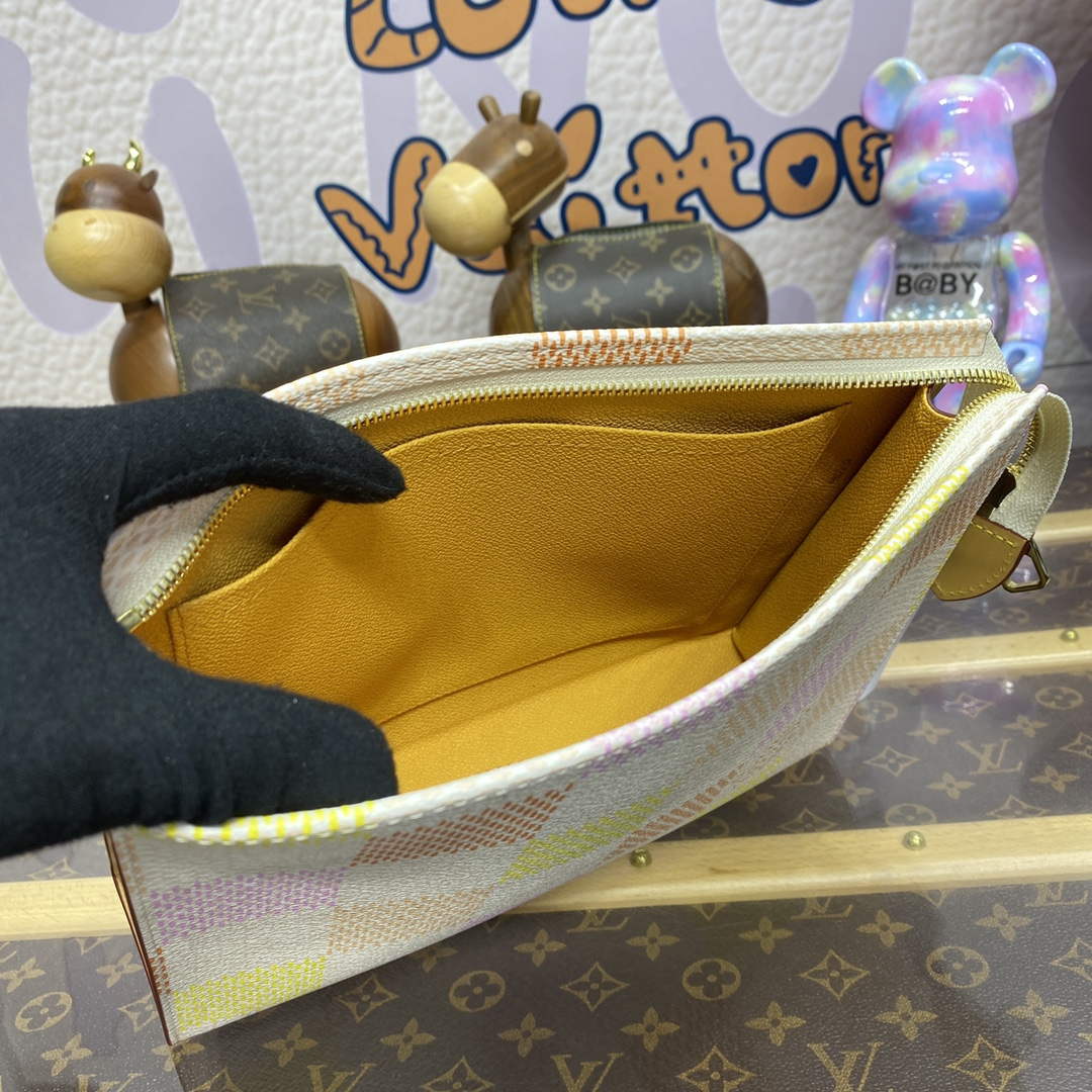 LV N40740 Louis Vuitton Toilet Pouch Bag Peach - Default Title - View 9
