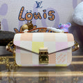 LV N40749 Louis Vuitton Pochette M¨¦tis East West Bag Peach - Default Title - View 1