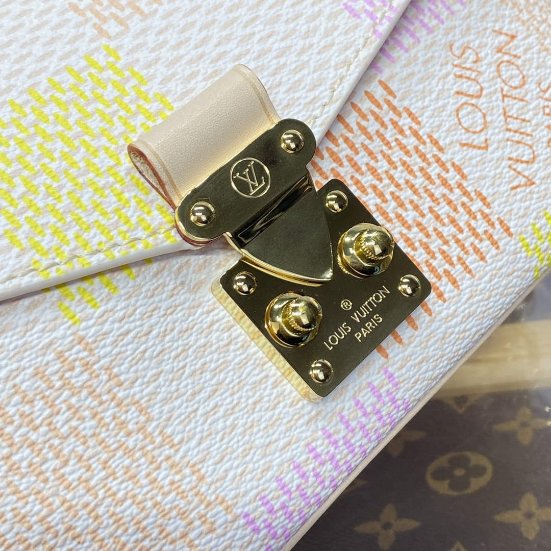 LV N40749 Louis Vuitton Pochette M¨¦tis East West Bag Peach - Default Title - View 5