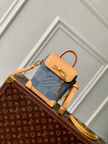 LV N40751 Louis Vuitton Nano Steamer Small City Bag Blue