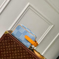 LV N40753 Louis Vuitton Locker Dopp Kit Bag Blue - Default Title - View 1