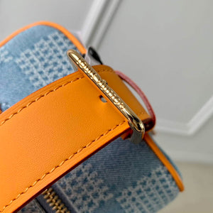 LV N40753 Louis Vuitton Locker Dopp Kit Bag Blue - Default Title - View 4