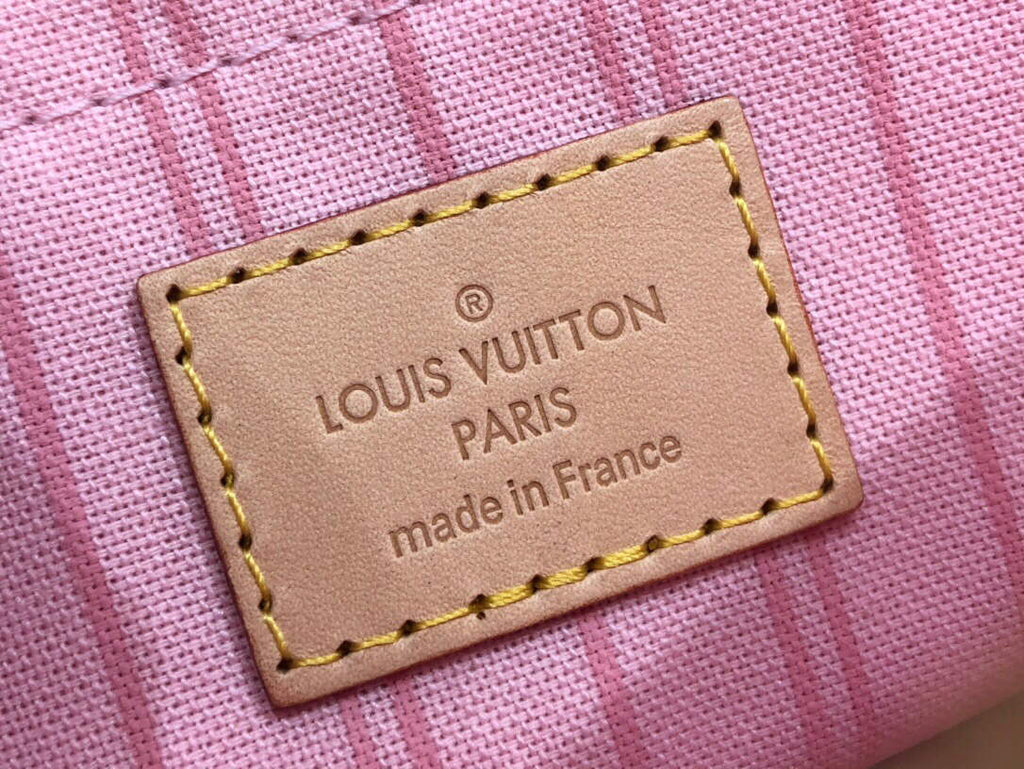 LV N41050 Louis Vuitton Neverfull MM Tote Bag Pink