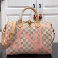 LV N41052 Louis Vuitton Speedy Bandoulière 30 Damier Azur - Default Title - View 1