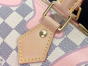 LV N41052 Louis Vuitton Speedy Bandoulière 30 Damier Azur - Default Title - View 8