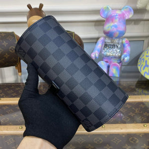 LV N41137 Louis Vuitton 3 Watch Case Damier Graphite Canvas - Default Title - View 4