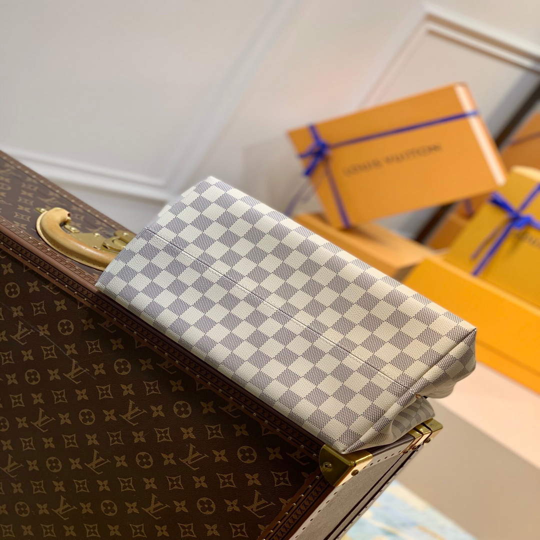 LV N41179 Louis Vuitton Cabas PM Plan Soleil Shoulder Tote Bag - Default Title - View 4