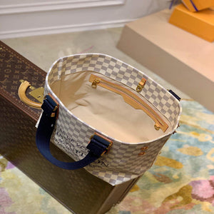 LV N41179 Louis Vuitton Cabas PM Plan Soleil Shoulder Tote Bag - Default Title - View 8