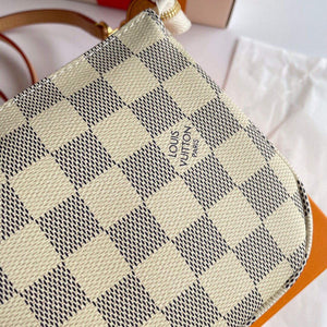 LV N41207 Louis Vuitton Pochette Accessoires Damier azur canvas - Default Title - View 4