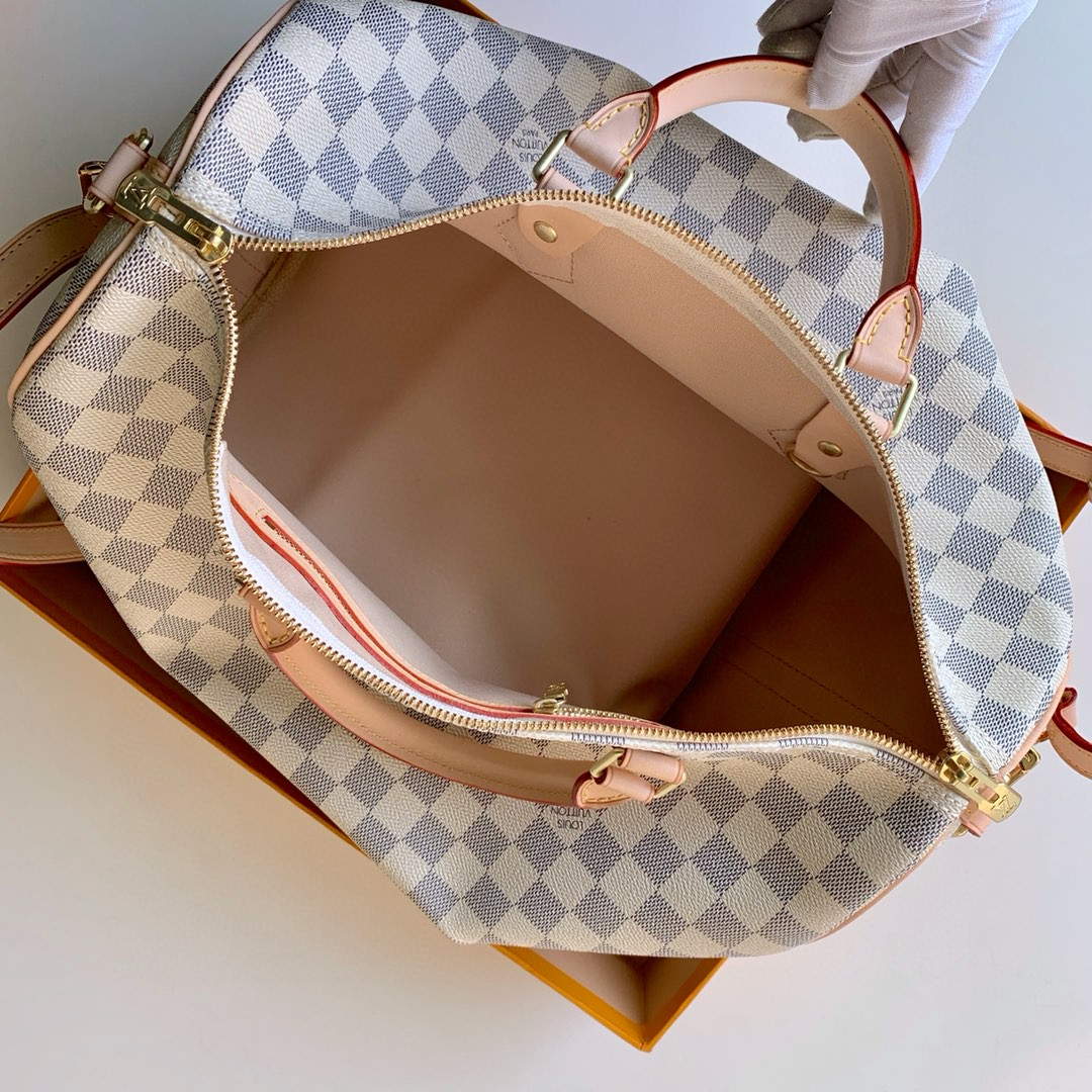LV N41372 Louis Vuitton Speedy 35 Damier Azur N41366 - Default Title - View 8