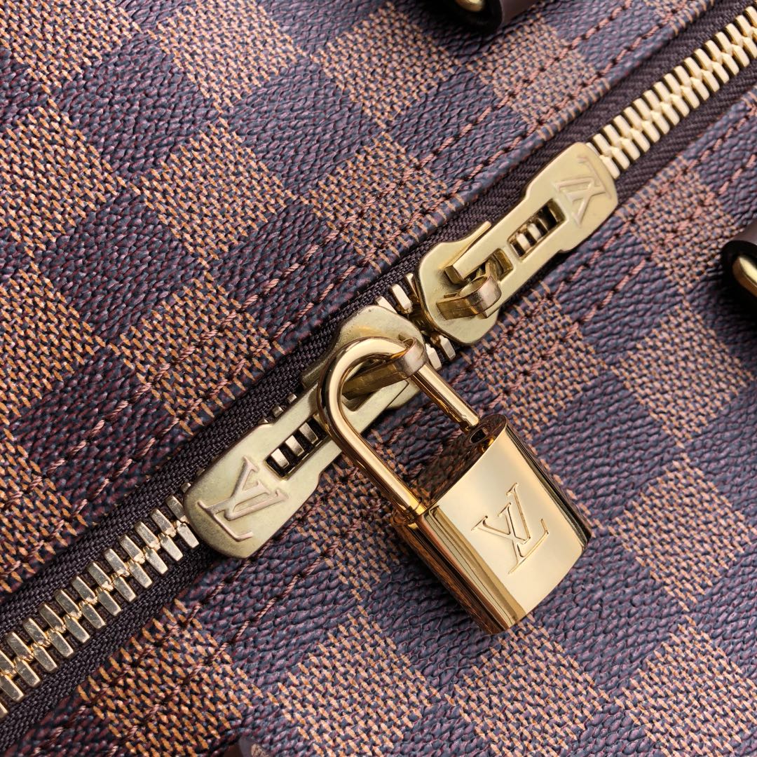 LV N41416 Louis Vuitton Keepall Bandouliere 50 Travel Bag Damier Ebene Canvas