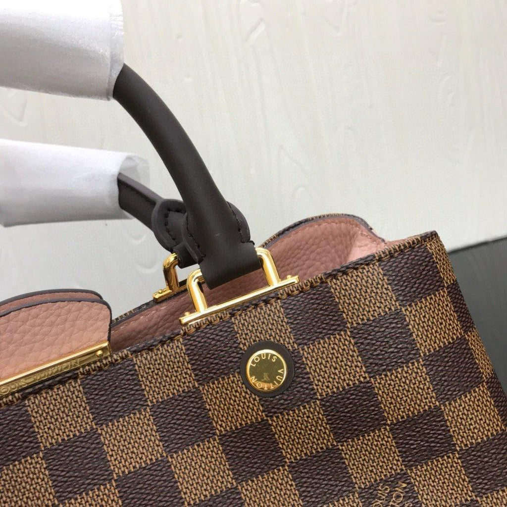 LV N41674 Louis Vuitton Brittany BB Tote Damier Ebene N41673 Pink - luxibagsmall