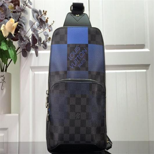 LV N40403 Louis Vuittona Venue Sling N41719  Bag Damier Graphite Blue - luxibagsmall